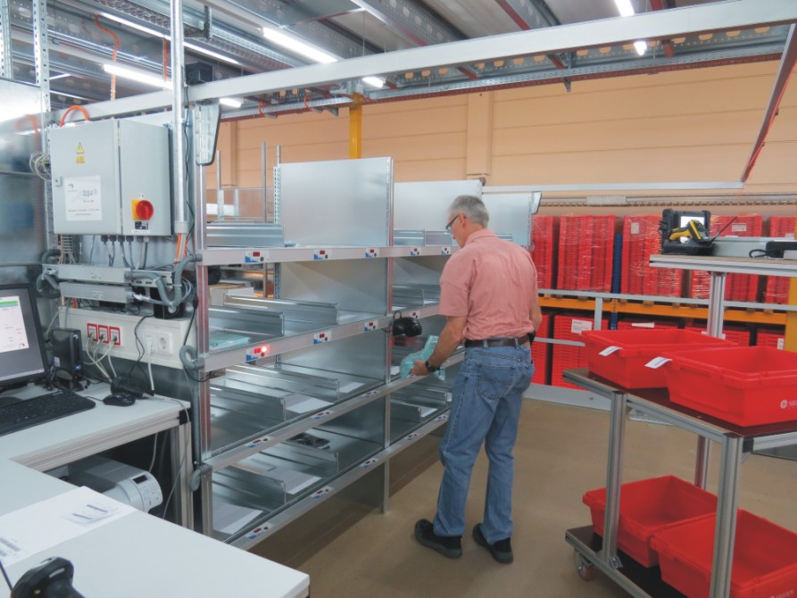 PTL - Kommissionierung mit Vorsorter / Textilien