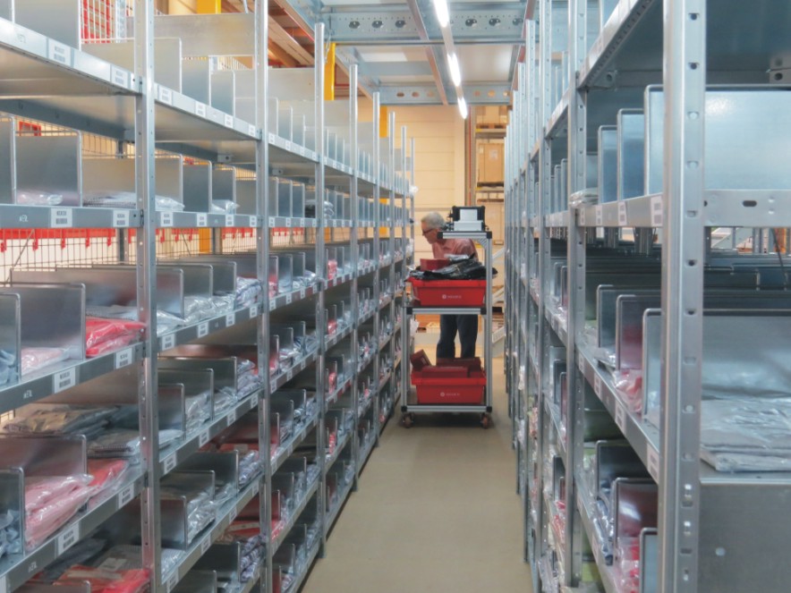 PTL - Kommissionierwagen / Textilien