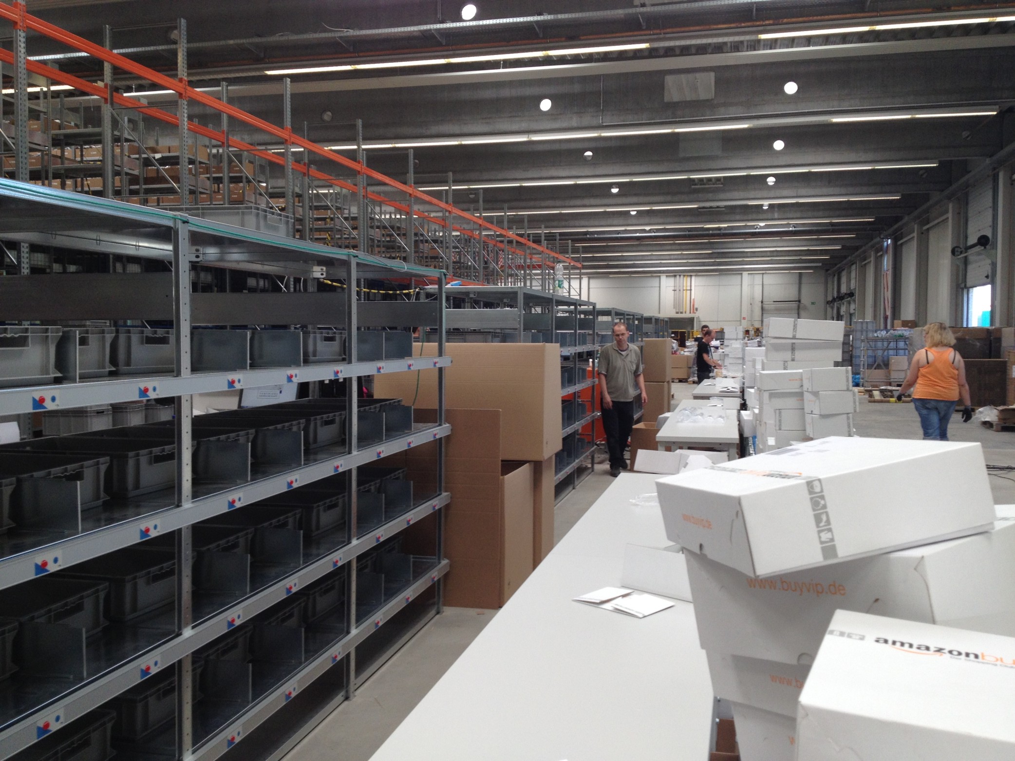 PTL-Sortieranlage Entnahmeseite