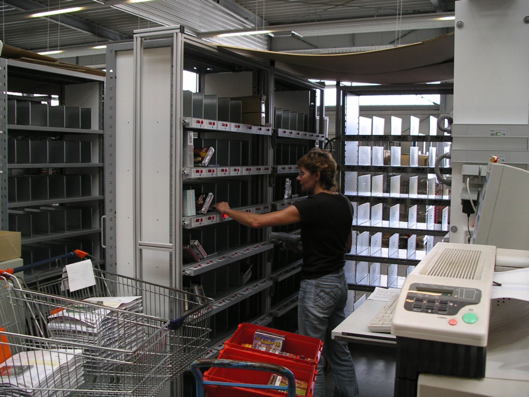 PTL-Sortieranlage Tontraeger